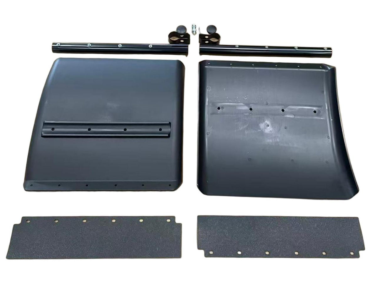 GA-FR-039B-Pair Quarter Fender  24"x24" with screw and rubber LH&RH For Freightliner Cascadia