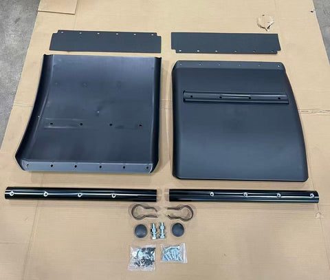 GA-FR-039B-Pair Quarter Fender  24"x24" with screw and rubber LH&RH For Freightliner Cascadia