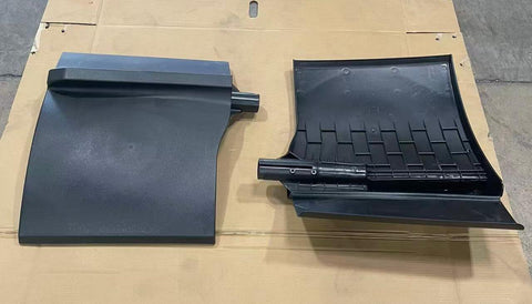 GA-FR-166-Pair Gray Truck Quarter Fender W/ Clamp LH&amp;RH For Freightliner Cascadia 2018 2019 2020 2021 2022 2023 2024