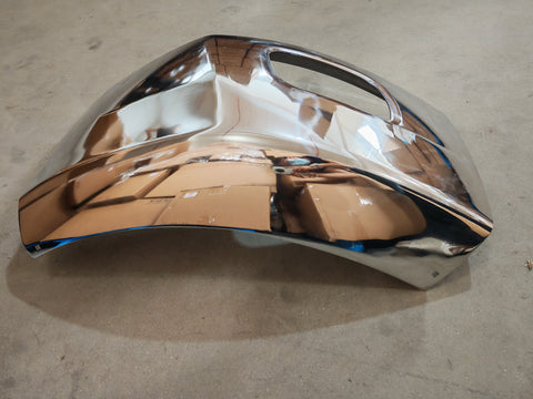 GA-PE-048-2A-R Steel Corner Bumper with Fog Lamp Hole Right Side For Peterbilt 579 2013 2014 2015 2016 2017 2018 2019 2020 2021 2022
