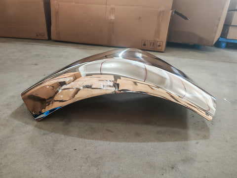 GA-PE-048-2C-L Steel Corner Bumper without Fog Lamp Hole Left Side For Peterbilt 579 2013 2014 2015 2016 2017 2018 2019 2020 2021 2022