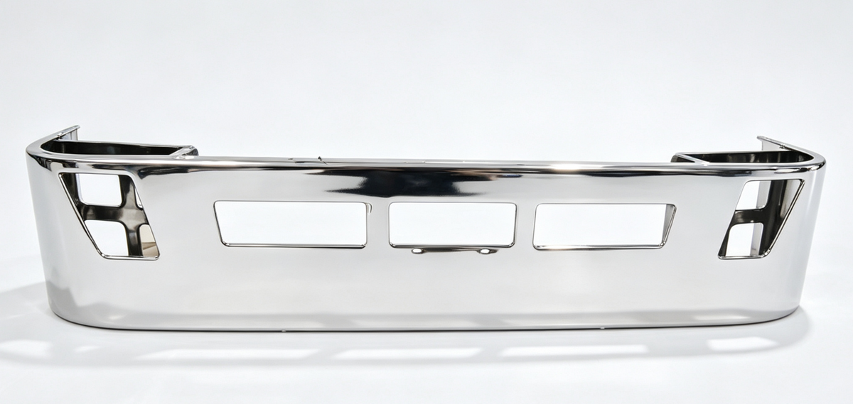 GA-V-104 Chrome Bumper With Foglamp Hole 18" For Volvo VNL 2015-2017