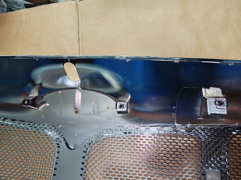 GA-PE-009A-complete Chrome Grille complete with Bug Screen For peterbilt 579 2013 2014 2015 2016 2017 2018 2019 2020 2021 2022
