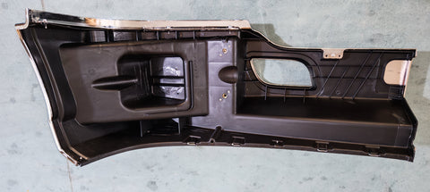 GA-KW-017B-L Chrome Plastic Bumper Without Fog Lamp Hole Left Driver Side for Kenworth T680 2012 2013 2014 2015 2016 2017 2018 2019 2020 2021