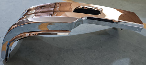GA-KW-017B-L Chrome Plastic Bumper Without Fog Lamp Hole Left Driver Side for Kenworth T680 2012 2013 2014 2015 2016 2017 2018 2019 2020 2021