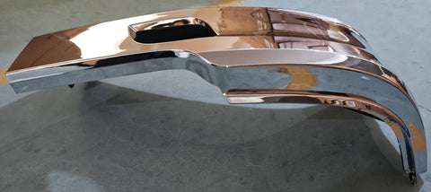 GA-KW-017B-R Chrome Plastic Bumper W/O Fog Lamp Hole RH Passenger Side for Kenworth T680 2012 2013 2014 2015 2016 2017 2018 2019 2020 2021