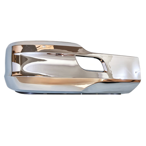 GA-KW-017B-R Chrome Plastic Bumper W/O Fog Lamp Hole RH Passenger Side for Kenworth T680 2012 2013 2014 2015 2016 2017 2018 2019 2020 2021