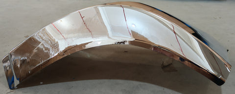 GA-PE-047-2A-L Steel Corner Bumper with Fog Lamp Hole Left Side For Peterbilt 579 2023 2024 2025 2026