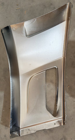 GA-PE-047-2A-L Steel Corner Bumper with Fog Lamp Hole Left Side For Peterbilt 579 2023 2024 2025 2026