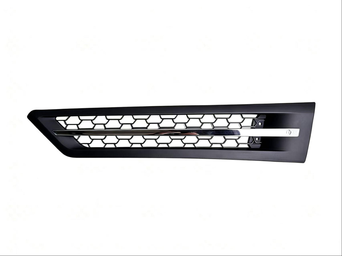 GA-CA1814-001L-C1 Side Grille Chrome LH for Freightliner Cascadia 2018 2019 2020 2021 2022 2023 2024 GA-FR-103A-L-YJ