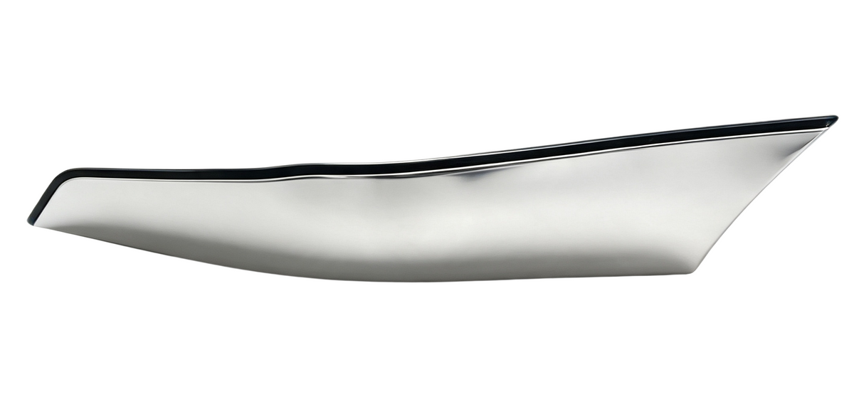 GA-FR-127-L Bumper Fin Chrome Steel LH For Freightliner Cascadia 2008 2009 2010 2011 2012 2013 2014 2015 2016 2017