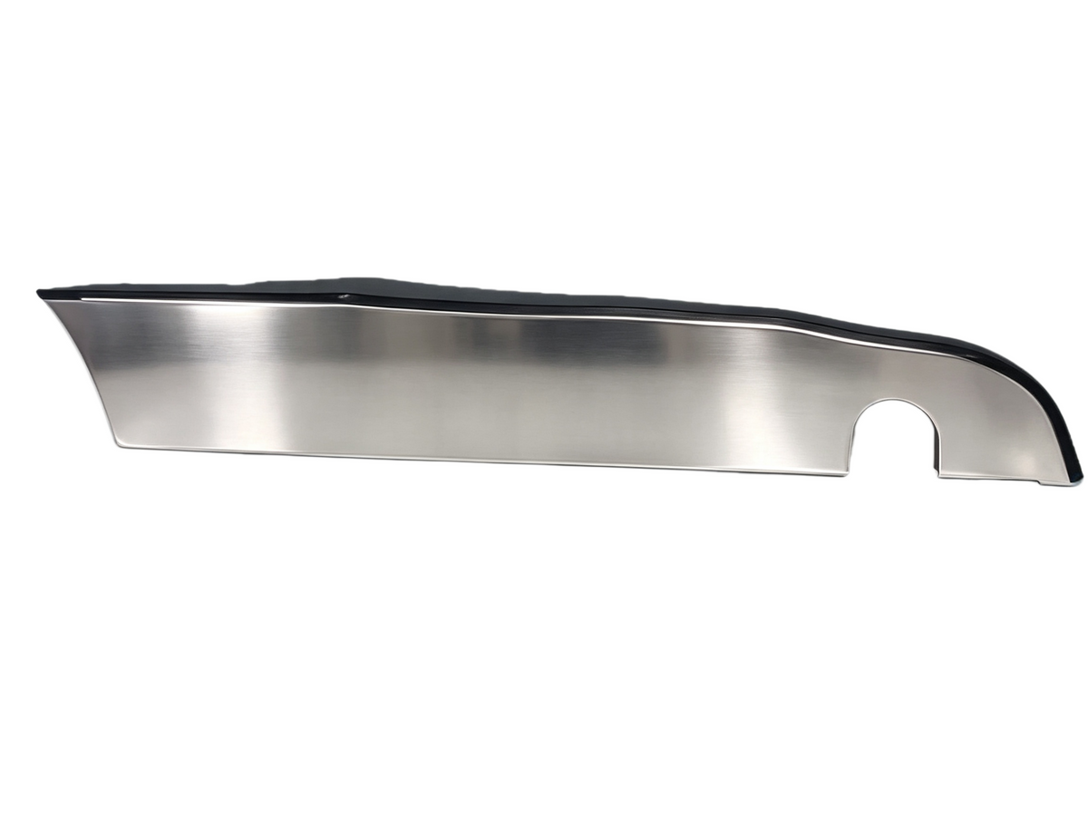 GA-FR-129-R Bumper Fin Chrome Steel RH For Freightliner Cascadia 2018 2019 2020 2021 2022 2023 2024