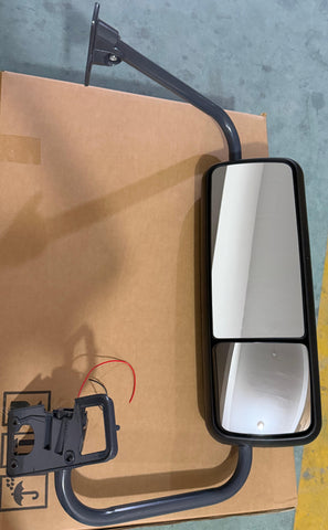 GA-FR-040C-R DOOR MIRROR BLACK WITH BRACKET RH For 2004 2005 2006 2007 2008 2009 2010 2011 2012 2013 2014 2015 2016 2017 2018 Freightliner Century/Columbia