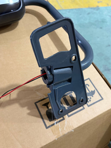 GA-FR-040C-R DOOR MIRROR BLACK WITH BRACKET RH For 2004 2005 2006 2007 2008 2009 2010 2011 2012 2013 2014 2015 2016 2017 2018 Freightliner Century/Columbia