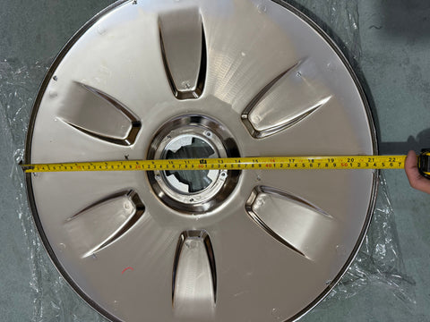 GA-FR-105B Wheel Hub Cap Chrome For Freightliner Cascadia 2018 2019 2020 2021 2022 2023 2024