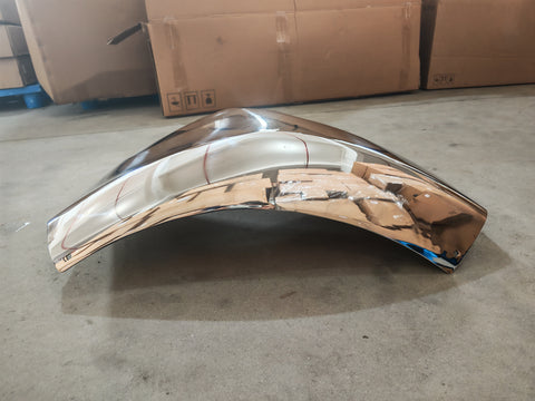 GA-PE-048-2C-R Steel Corner Bumper without Fog Lamp Hole Right Side For Peterbilt 579 2013 2014 2015 2016 2017 2018 2019 2020 2021 2022