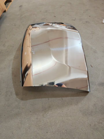 GA-PE-048-2A-L Steel Corner Bumper with Fog Lamp Hole Left Side For Peterbilt 579 2013 2014 2015 2016 2017 2018 2019 2020 2021 2022