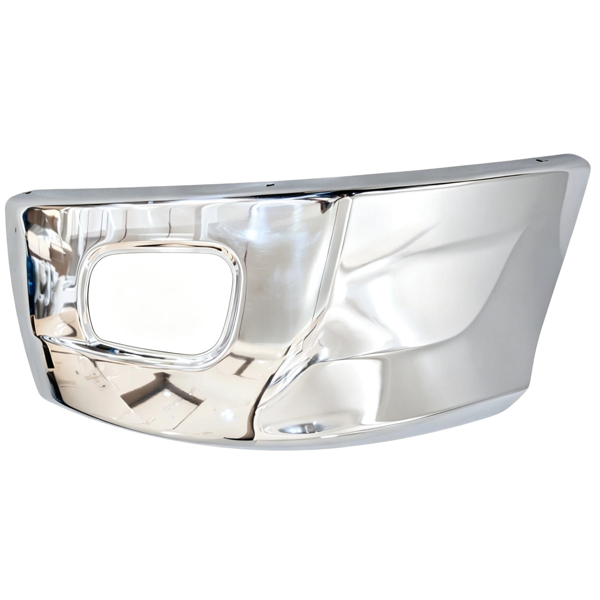 GA-PE-048-2A-L Steel Corner Bumper with Fog Lamp Hole Left Side For Peterbilt 579 2013 2014 2015 2016 2017 2018 2019 2020 2021 2022