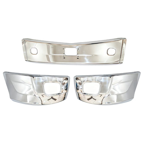 GA-PE-048A Steel Bumper ASSY With Fog Lamp Hole with Bracket for Peterbilt 579 2013 2014 2015 2016 2017 2018 2019 2020 2021 2022