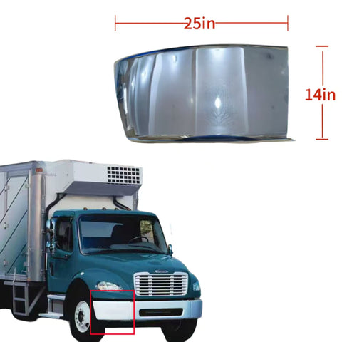 GA-FR-115A-R Corner Bumper Metal Chrome Right Side For Freightliner M2