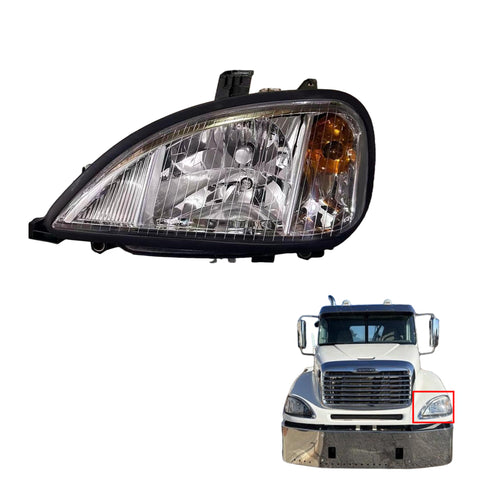 GA-FR-005-L Headlight Assy Clear Lh For 01-10 Freightliner Columbia A06-51041-000/A06-75737-004