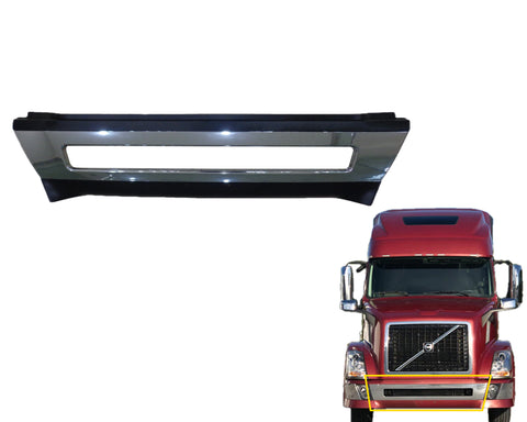 GA-V-010 For VOLVO VNL 2004 2005 2006 2007 2008 2009 2010 2011 2012 2013 2014 2015 2016 2017 Central Bumper With Stripe