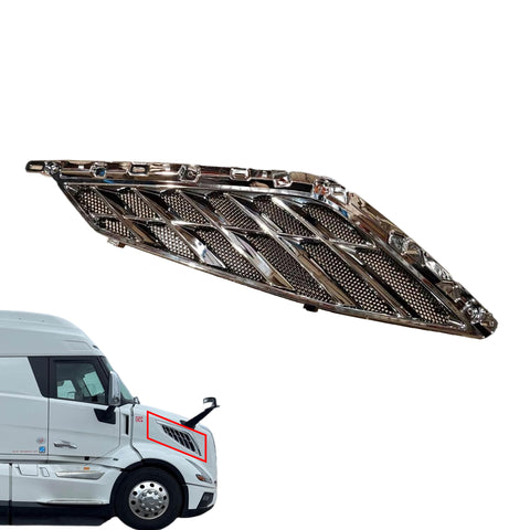 GA-V-132-1B-R Air Hood Vent Grille Chrome Right Side Volvo VNL 2025+