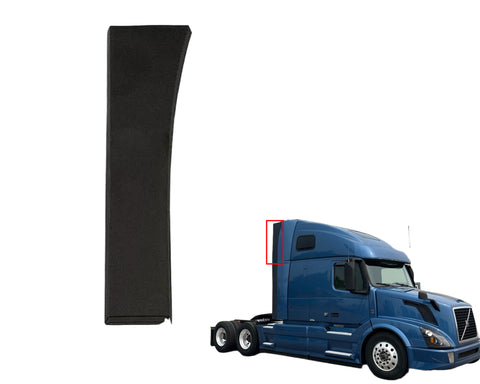 GA-V-055-R 	Volvo VNL2004 2005 2006 2007 2008 2009 2010 2011 2012 2013 2014 2015 2016 2017 Upper Wind Cab Cabin Fairing Extension Air Deflector Right