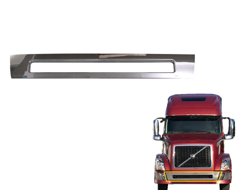 GA-V-009 Central Bumper Trim Chrome for Volvo VNL Trucks Bumpe 2004 2005 2006 2007 2008 2009 2010 2011 2012 2013 2014 2015 2016 2017