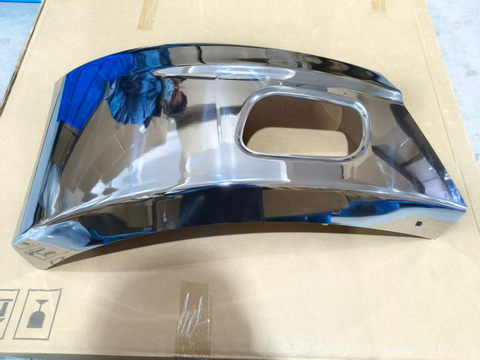 GA-KW-079-2A-R Corner Bumper With Foglamp Hole Right Side For Kenworth T680 Next GEN 2022+