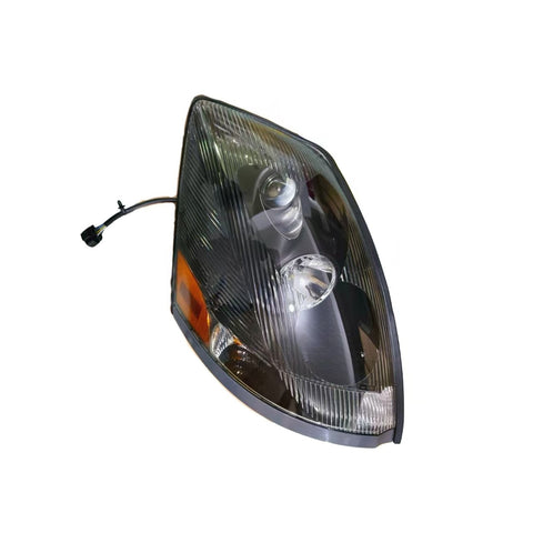 GA-V-001R Halogen Headlight for  Volvo VNL Passanger Side RH Black 1997 1998 1999 2000 2001 2002 2003 2004 2005 2006 2007 2008 2009 2010 2011 2012 2013 2014 2015 2016 2017