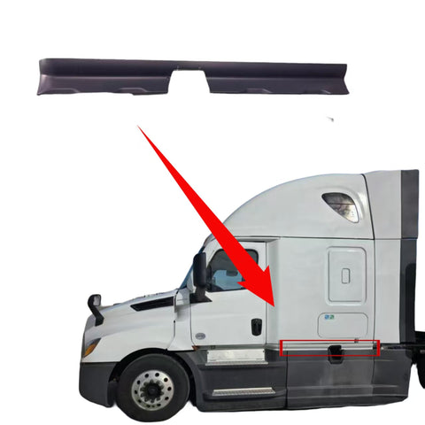 GA-FR-162A-L Panel Rear Rocker 1 hole Left side For Freightliner Cascadia 2018 2019 2020 2021 2022 2023 2024