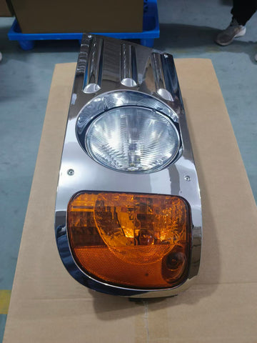 GA-MK-012BL Headlight Chrome - Driver Side For Mack Granite CV713