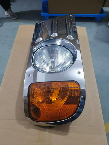 GA-MK-012BR Headlight Chrome - Passenger Side For Mack Granite CV713