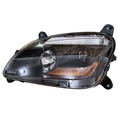 GA-PE-017B-L Halogen Type Projector Headlight Black LH For Peterbilt 579 2013 2014 2015 2016 2017 2018 2019 2020 2021