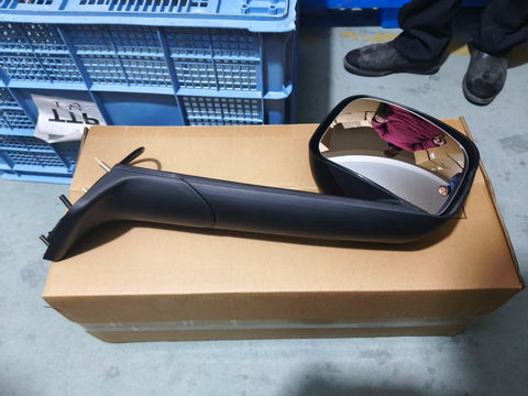 GA-FR-100BR Hood Mirror Black RH For Freightliner Cascadia 2018 2019 2020 2021 2022 2023 2024