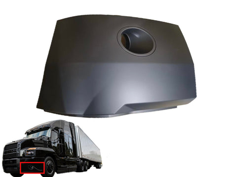 GA-MK-048B-L BUMPER CORNER WITH FOG LAMP HOLE Left Driver Side for Mack Anthem 2017 2018 2019 2020 2021 2022 2023 2024