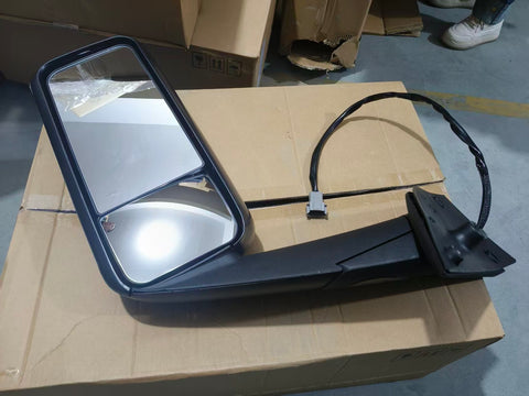 GA-FR-099AL Door Mirror Chrome LH Driver Side For Freightliner Cascadia 2018 2019 2020 2021 2022 2023 2024