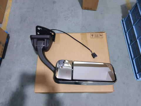 GA-FR-060B-R Chrome Door Mirror W/Heated Passenger Side R For Freightliner Cascadia 2008 2009 2010 2011 2012 2013 2014 2015 2016 2017