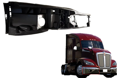 GA-T6802201-003R Bumper Inside Cover with fog lamp hole RH for Kenworth T680 Next Gen 2022 2023 2024 2025 2026 GA-KW-044-1-2-R-YJ