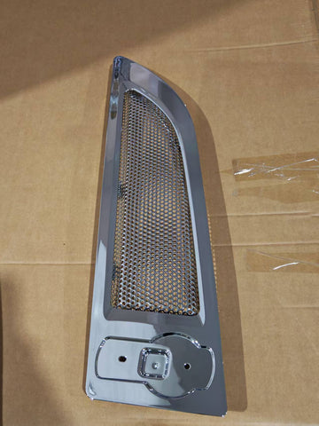 GA-KW-030-L Hood Side Air Intake Vent Grille Chrome Left Side for Kenworth T680 2013 2014 2015 2016 2017 2018 2019 2020 2021