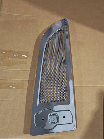 GA-KW-030-R Hood Side Air Intake Vent Grille Chrome Right Side for Kenworth T680 2013 2014 2015 2016 2017 2018 2019 2020 2021