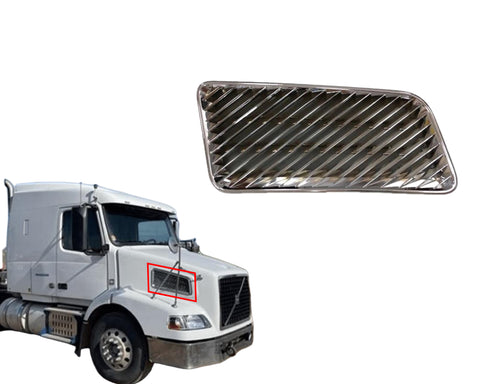 GA-V-038 For Volvo Truck VNL VN VNM Chrome Side Grille Air Intake Vent