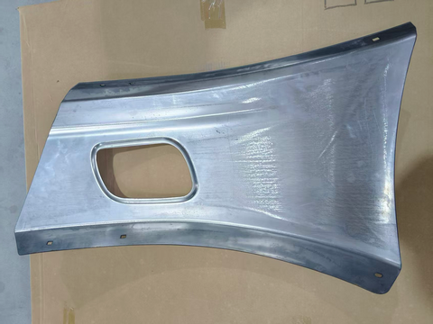 GA-KW-079-2A-R Corner Bumper With Foglamp Hole Right Side For Kenworth T680 Next GEN 2022+