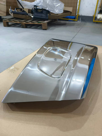 GA-KW-079-2C-R Corner Bumper Without Foglamp Hole Right Side For Kenworth T680 Next GEN 2022+