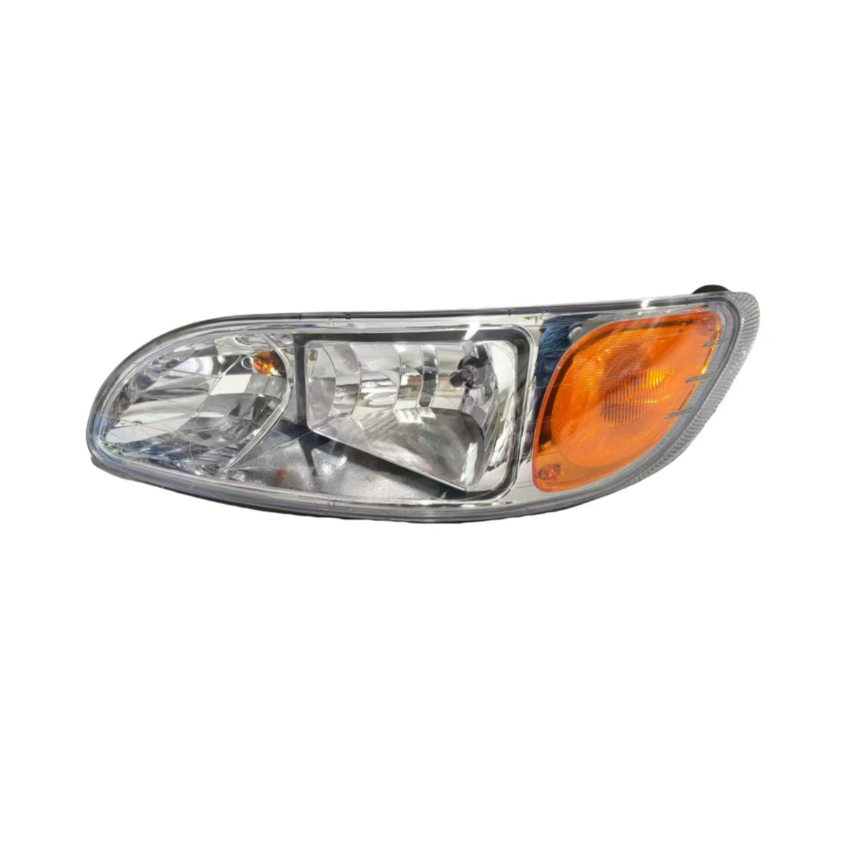 GA-PE-032A-L Head Lamp Silver Left Side For Peterbilt 587/387