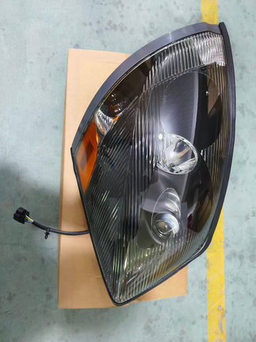 GA-V-001L Halogen Headlight for Volvo VNL Driver Side LH Black 1997 1998 1999 2000 2001 2002 2003 2004 2005 2006 2007 2008 2009 2010 2011 2012 2013 2014 2015 2016 2017