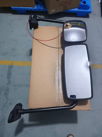 GA-FR-041B-L* Door Mirror Black Assembly with Arm Left For Freightliner M2 2003 2004 2005 2006 2007 2008 2009 2010 2011 2012 2013 2014 2015 2016