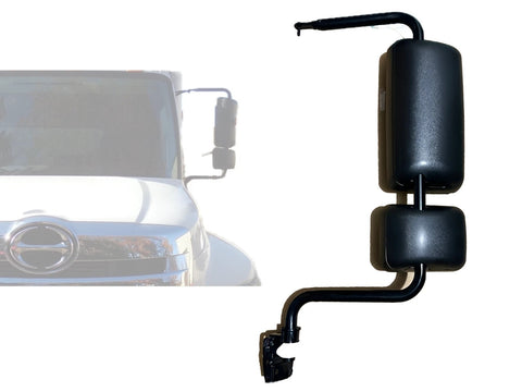 GA-A-402B-L Door Mirror Assembly Black Left Driver Side For Hino 238 258 268 338 2008-2021
