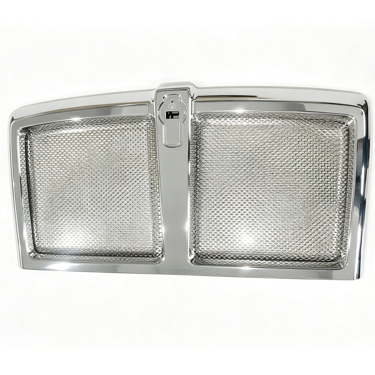 GA-KW-070 Front Grille With Bug Screen Chrome Mesh For Kenworth T180 T280 T380 T480 2021 2022 2023 2024 2025